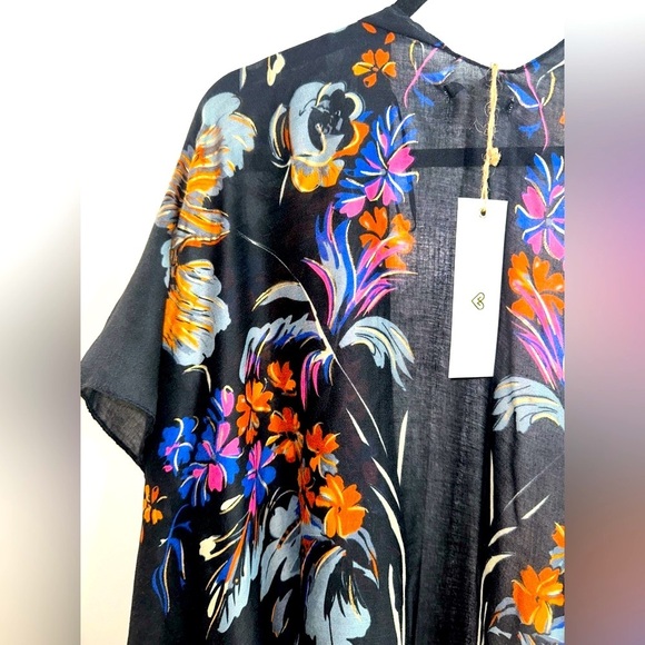 Floral Kimono Cover-Up NWT M - Picture 5 of 6